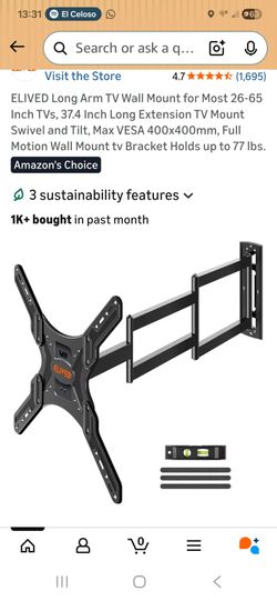 Tv Wall Mount 26"-65"