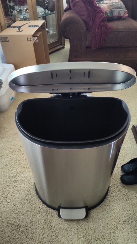 Stainless Steel Touchless Trash Can