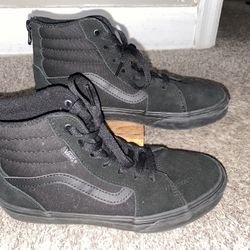 Black High-Top Vans