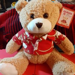 Hilo Hati Hawiian Clad Teddy Bear NEW