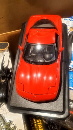Red Corvette Diecast Model Car 1997