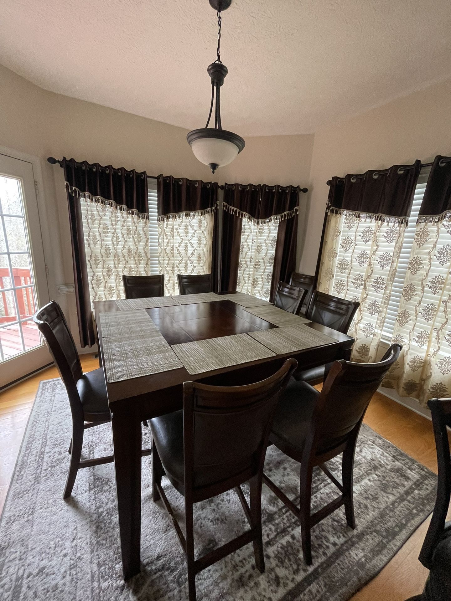 Dining Table Set With Six Chairs