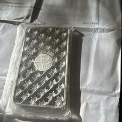10 ounce silver bar .999 Sillver