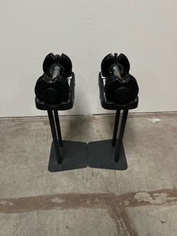 Dumbbell Adjustable Weights 5-25lb with Stand