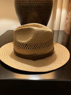 Braxton Natural Straw Fedora