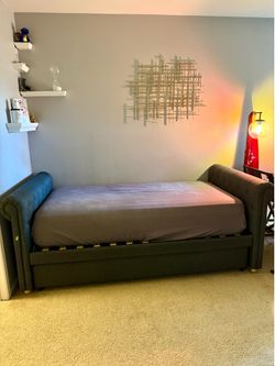 Daybed twin size with trundle and mattress