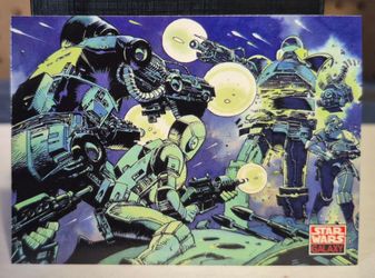 STAR WARS GALAXY SERIES 2 1994 DH1 PROMO 12 LINES OF TEXT VARIANT DARK EMPIRE II