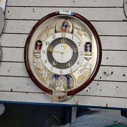 Seiko Swarovski Musical Wall Clock