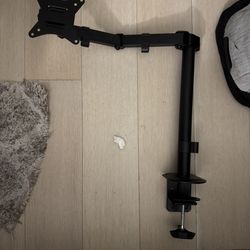 Black Monitor Arm Desk Mount VESA
