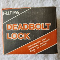 Faultless Double Cylinder Deadbolt