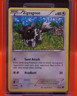 Pokémon TCG - Zigzagoon 011/012 McDonald's 2015, Confetti  Holo, LP