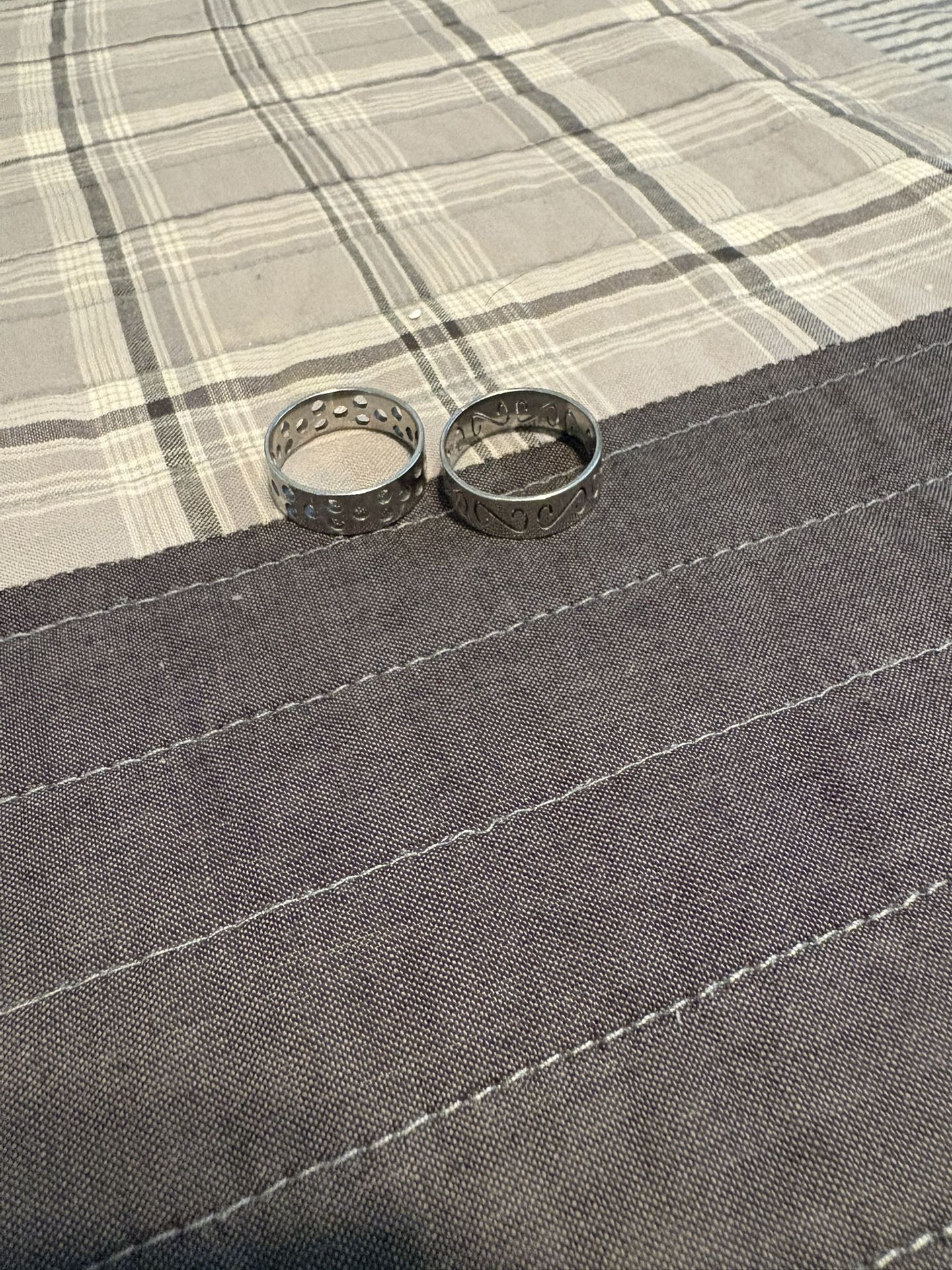 2 Silver Rings