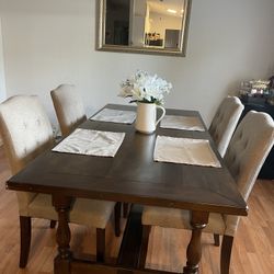 Dining Table With Four Chairs
