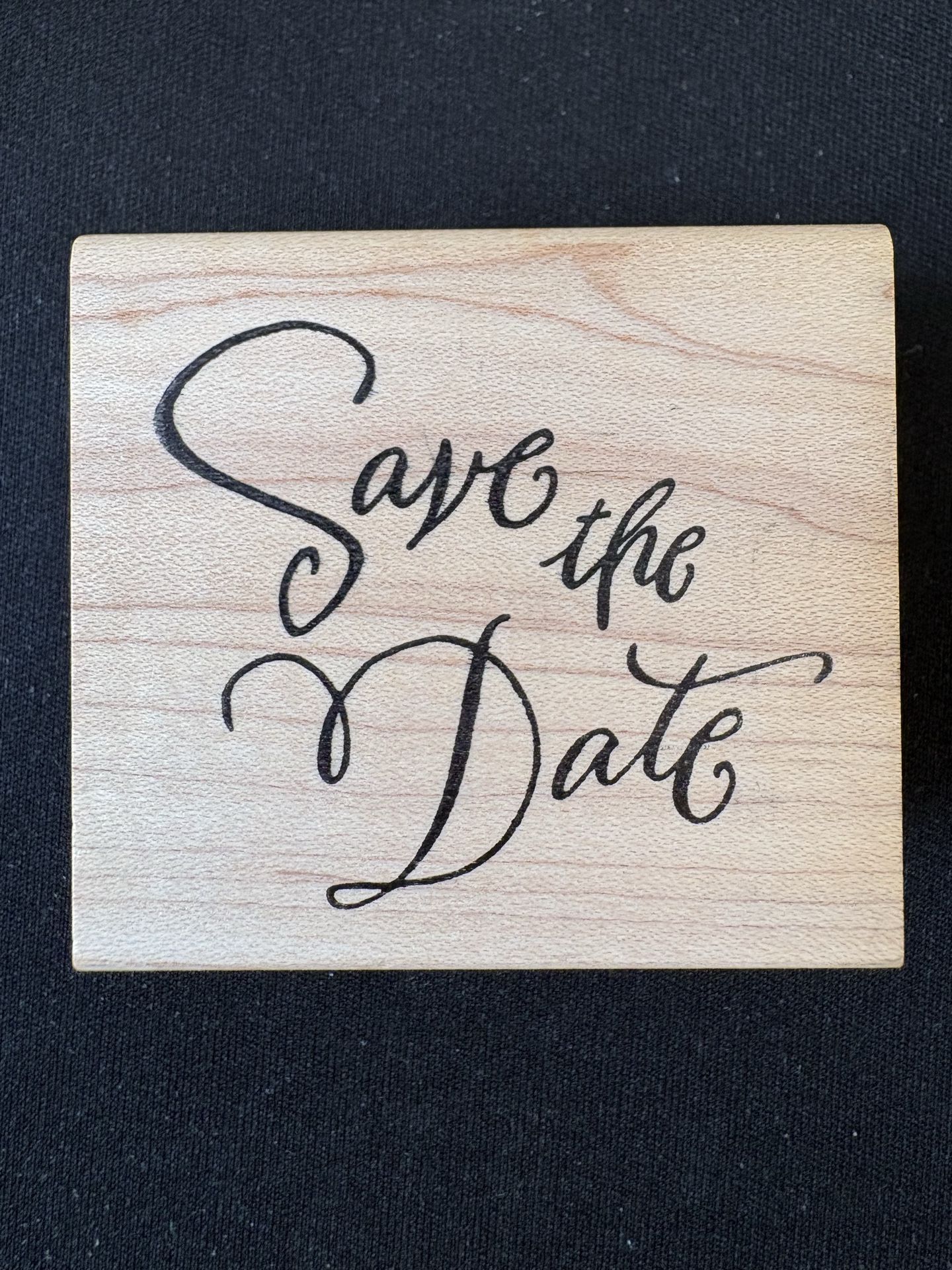 NEW Paper Source Save The Date Stamp For Parties Or Weddings