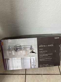New Allen +Roth 3 Light Vanity Bar