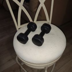Vintage York Dumbbell Weights Pair 8 Lbs 