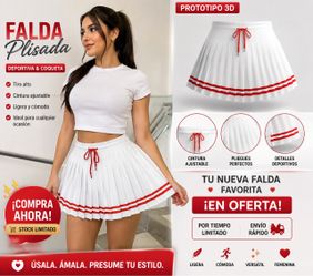 Falda deportiva/Falda para gym/Falda de porrista