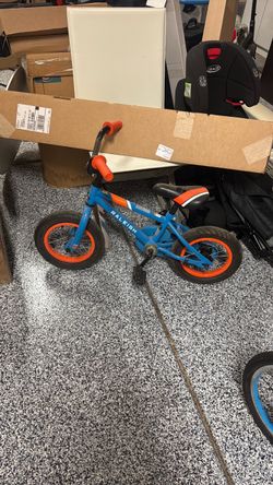 Raleigh Kids Balance Bike Blue Orange