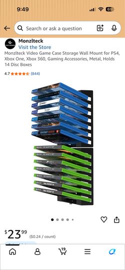 Game case holder