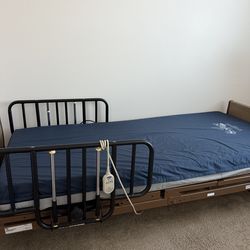 Hospital  bed with solace mattress