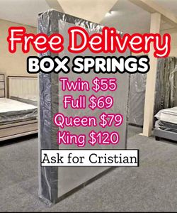 Box Springs  Twin box Full box  Queen box  King box  Bases para colchon  Box spring 
