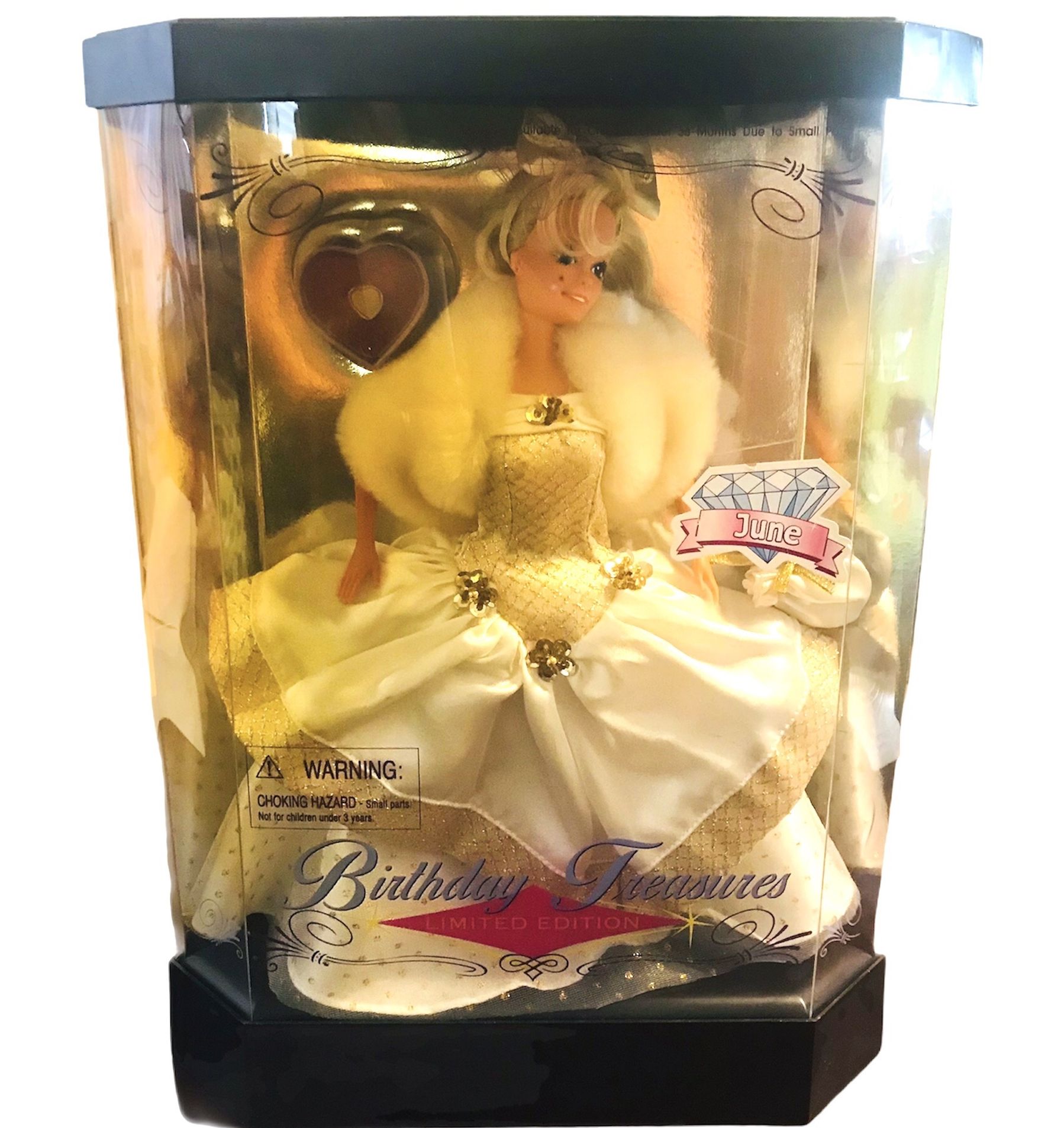Vintage 1992 Mattel Birthday Treasures JUNE Barbie Doll