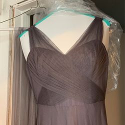 Purple-grey Bridesmaids Dress