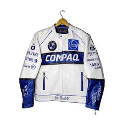 Bmw Streetwear Leather Jacket For Men/Women