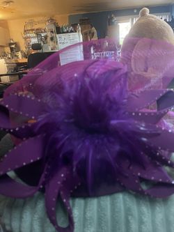 Vintage Lisa Rene Burgundy Hat