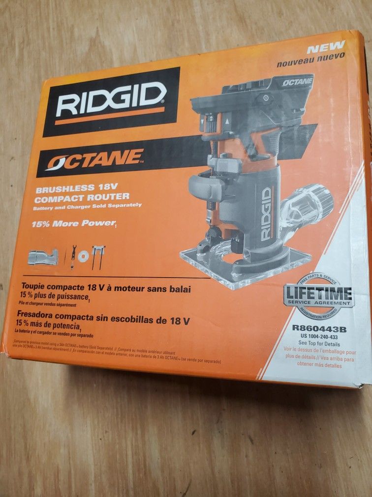 Ridgid Router 18vnever