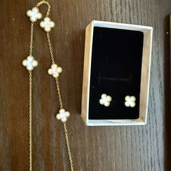 Necklace and Earrings 