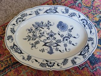 Blue Danube Large Oval Serving Platter