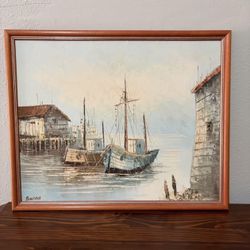 Sailboat Oil Painting