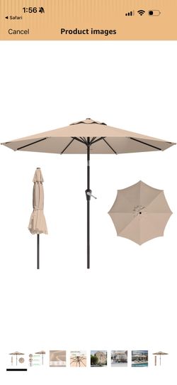 9 Ft Patio Umbrella New
