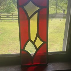 Retro Leaded Glass Panel 