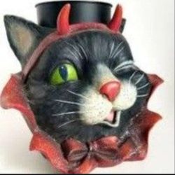 Cool Black Cat Candleholder Centerpiece