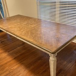 $150 Today Only! Realyn Rectangular Extendable Dining Table