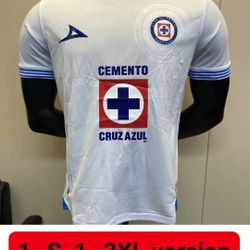 Cruz Azul Versión Jugador UNA S, Y UNA 3XL DISPONIBLE