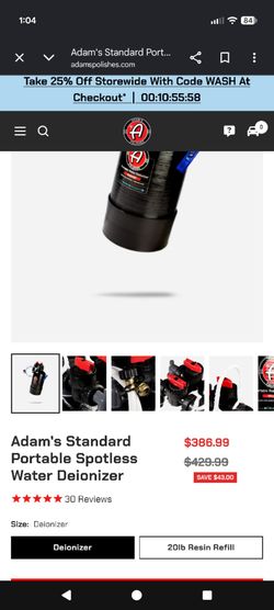 Adams polish spit free filter