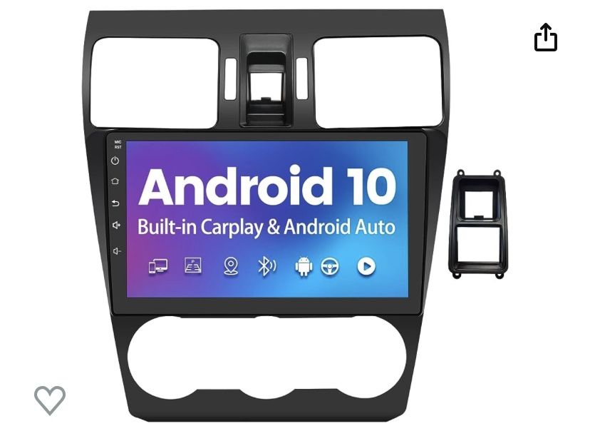 Android 10 9” Car Play Android Auto Head Unit With Bluetooth WiFi SWC GPS