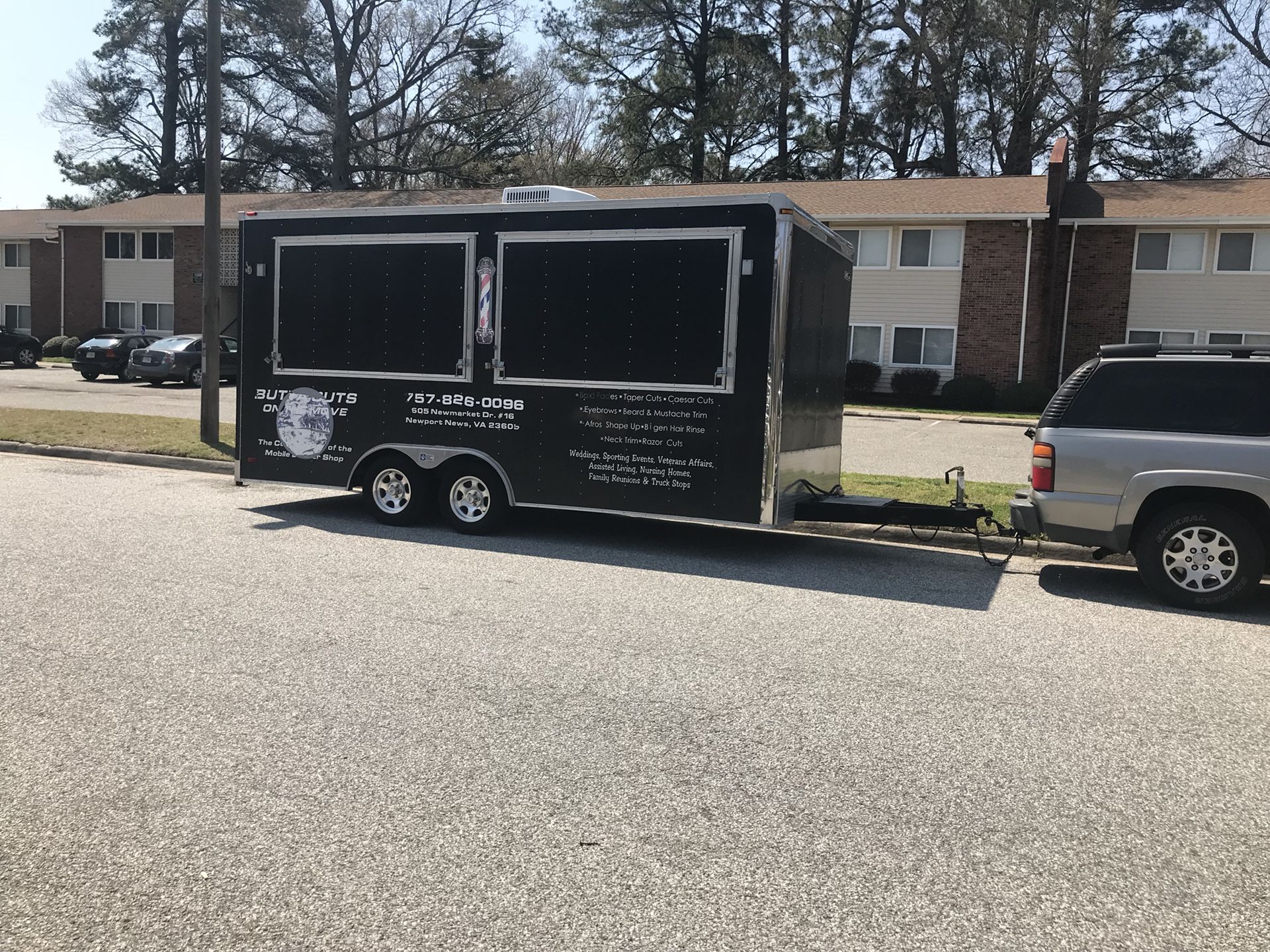 Mobile Barbershop Trailer