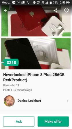 Be carful guys this seller is a scammer they have posted this phone all around the US be carful