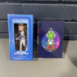 Yoshi Bobblehead and ohtani greatest game