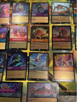 Disney Lorcana foil cards