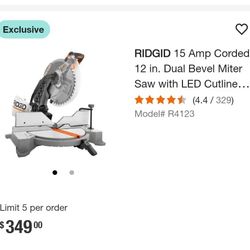 Miter Saw 12" Riggid