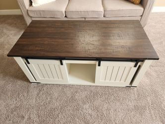 MOVEOUT SALE! EVERYTHING MUST GO TODAY! Vianor Lift Top Extendable Floor Shelf Coffee Table with Storage