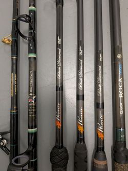 Saltwater fishing rods Phenix, Seeker, Calstar,