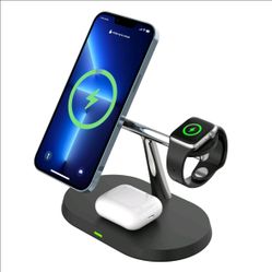 3-in-1 Wireless Charger Stand for iPhone Apple Watch AirPods