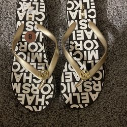 Michael Kors Platform Flip Flops