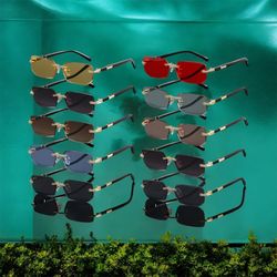 Frameless Sunglasses Multiple Colors Available